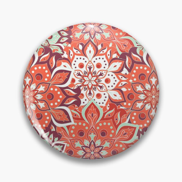 Item preview, Red Color Flower Pattern designed and sold by DastagirArts.