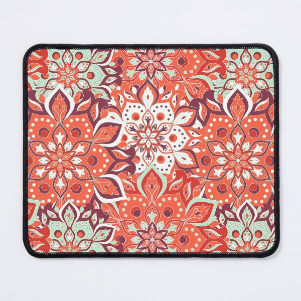 Item preview, Red Color Flower Pattern designed and sold by DastagirArts.