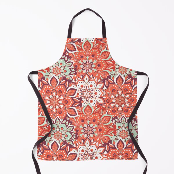 Item preview, Red Color Flower Pattern designed and sold by DastagirArts.