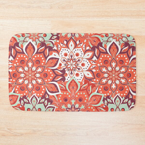 Item preview, Red Color Flower Pattern designed and sold by DastagirArts.