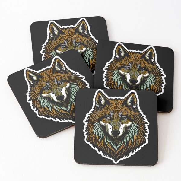 Item preview, wolf sticker designed and sold by FRH Design ⭐⭐⭐⭐⭐.