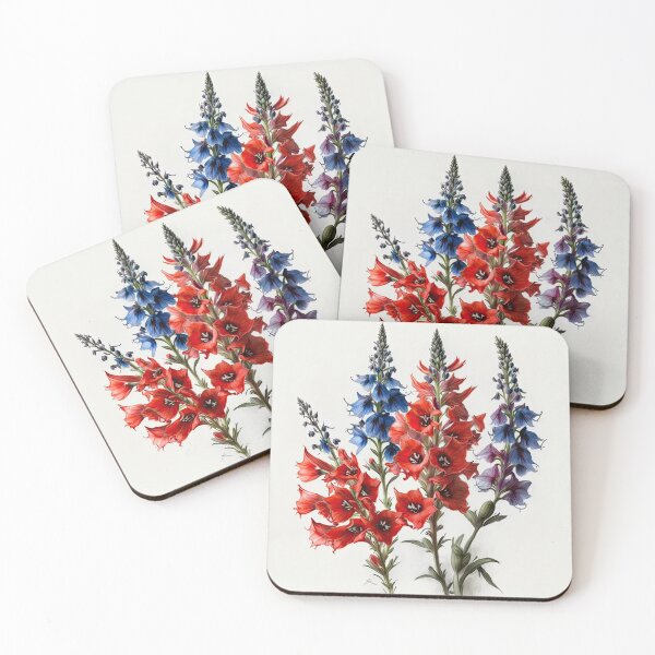 Item preview, Delphinium Flowers  designed and sold by Vanover Designs.