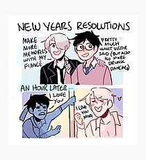 YOI: NEW YEARS RESOLUTION Photographic Print