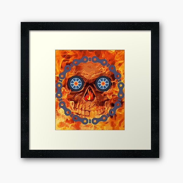 Item preview, Fiery Skull Racer designed and sold by MiistyDesignz.