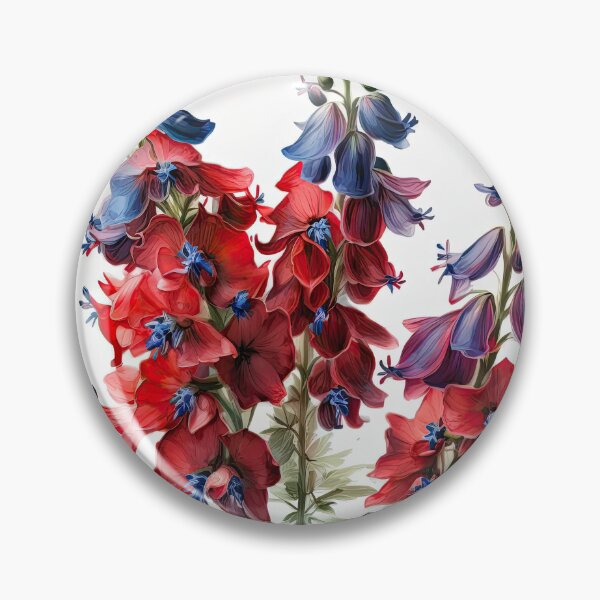 Item preview, Delphinium Flowers  designed and sold by Vanover Designs.