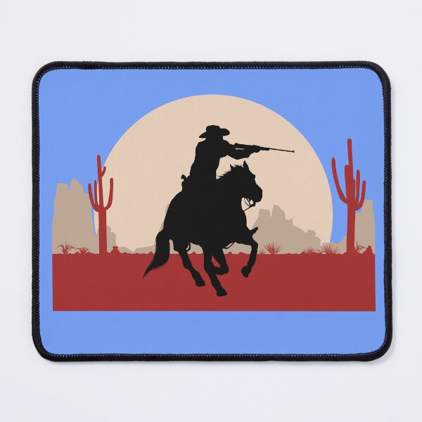 Item preview, Mounted Cowboy Rifle Shooting designed and sold by Willyboy16.