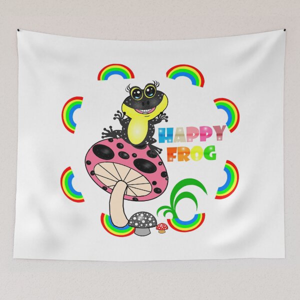 Item preview, Happy frog  designed and sold by Shirley cute art .