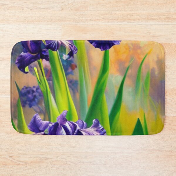 Item preview,   Irises Painting - Visual Art Form Art Print designed and sold by HOMEDESIGNPRINT.