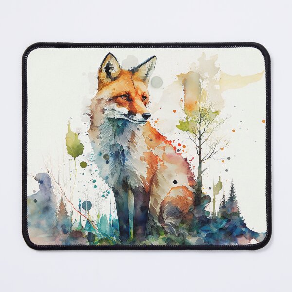 Item preview, Fox Watercolor designed and sold by shokA Design.