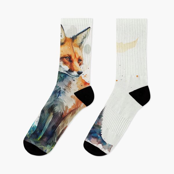 Item preview, Fox Watercolor designed and sold by shokA Design.