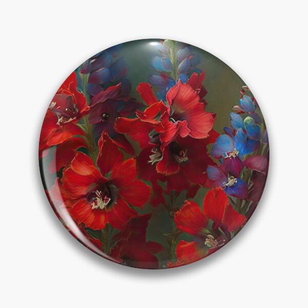 Item preview, Delphinium Flowers  designed and sold by Vanover Designs.