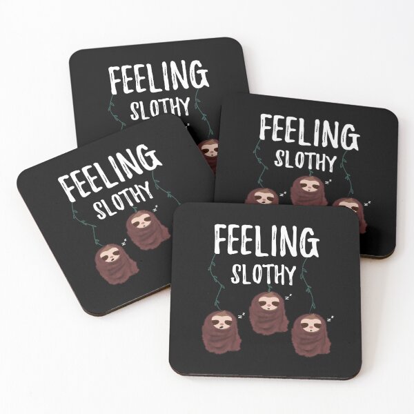 Item preview, Feeling Slothy - sloth in energy saving mode - Cute Sloth with blanket designed and sold by stayartsy07.