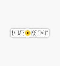 Pegatina Radiate Positivity Sunflower