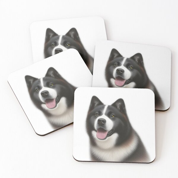 Item preview, Akita dog, charcoal drawing Ai Generated Art  designed and sold by ACC .