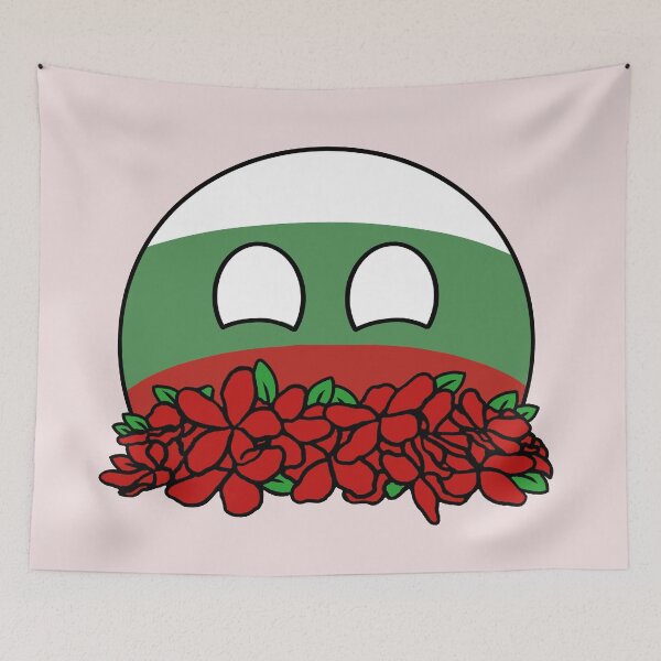 Item preview, countryballs bulgaria play flowers designed and sold by EveryCuteThings.