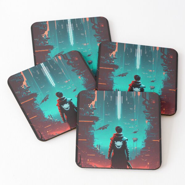 Item preview, Cyberpunk Futuristic City Discoverer designed and sold by EmblemEmporium.