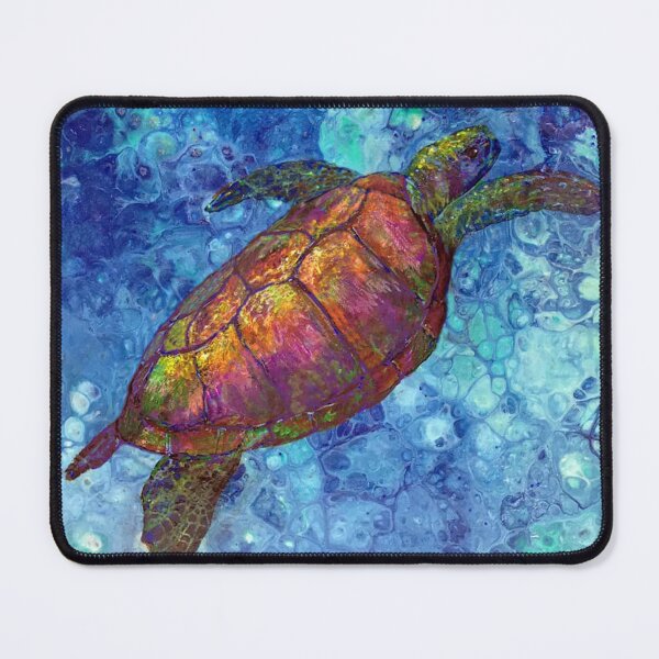 Item preview, Sea Turtle, Sea Turtle Gifts, Sea Turtle Painting, Sea Turtle Print, Sea Turtle Art, Sea Turtle Mug, Sea Turtle Ornament, Sea Turtle T-shirt, Christmas Sea Turtle, Sea Turtle Decor, Turtle hat, designed and sold by Hazel Ryan Wagner.