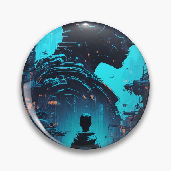 Artikelvorschau, Cyberpunk-Krieger-Bosskampf entworfen und verkauft von EmblemEmporium.
