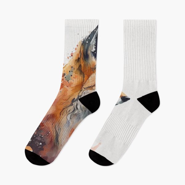 Item preview, Fox Watercolor designed and sold by shokA Design.