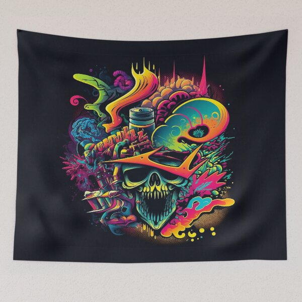 Item preview, scull tattoo  designed and sold by mark ashkenazi.