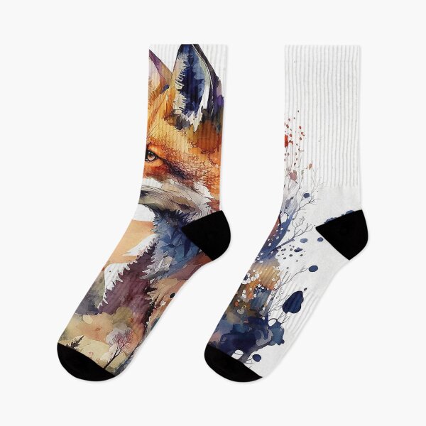 Item preview, Fox Watercolor designed and sold by shokA Design.