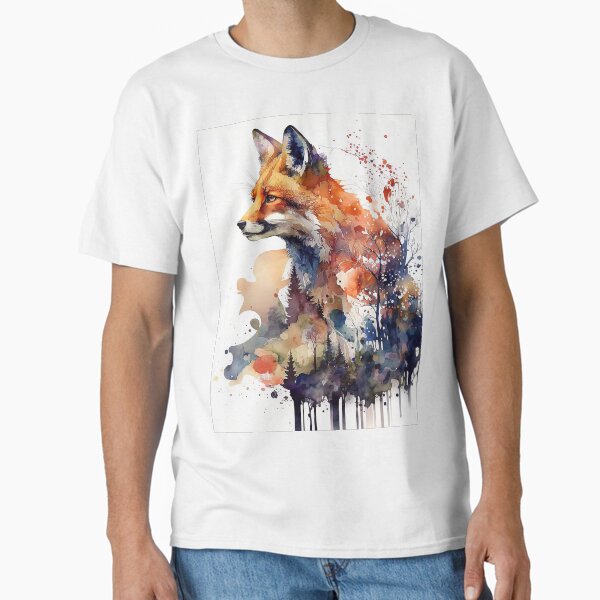 Item preview, Fox Watercolor designed and sold by shokA Design.