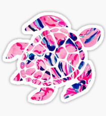 Lily Pulitzer Turtle Sticker