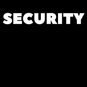 Artwork thumbnail, Security White Text by SwejdDesign