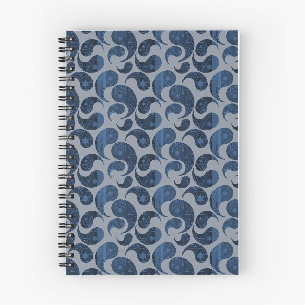 Item preview, Paisley Vertical Stripes of Stars Electric Blue on Grey Repeat 5748 designed and sold by Art in My Loft.