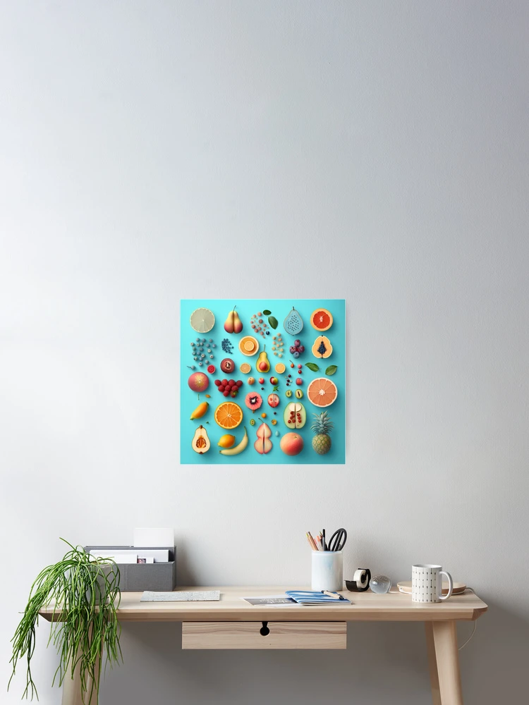 Thumbnail 2 of 3, Poster, Fruits designed and sold by RASC23.
