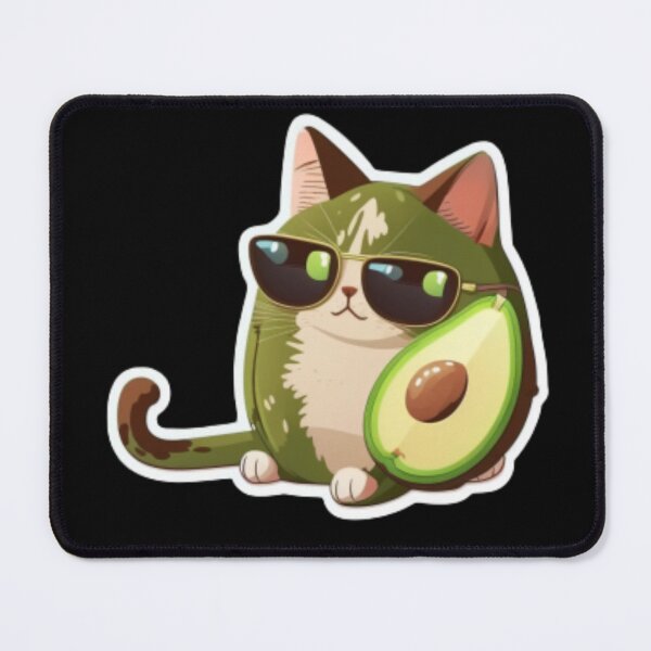 Item preview, avocato gracioso lindo gato aguacate vegano y amante de los gatos gatito designed and sold by Pro-artist21.