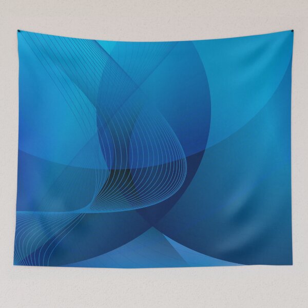 Item preview, Blue Lines Abstract Art designed and sold by Bruce ALMIGHTY Baker.