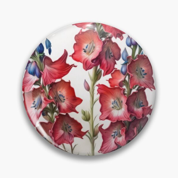 Item preview, Delphinium Flowers  designed and sold by Vanover Designs.