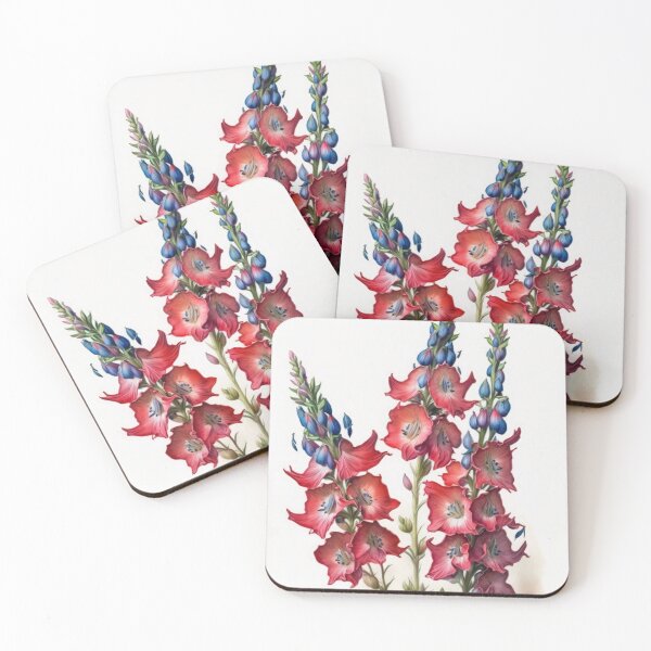 Item preview, Delphinium Flowers  designed and sold by Vanover Designs.
