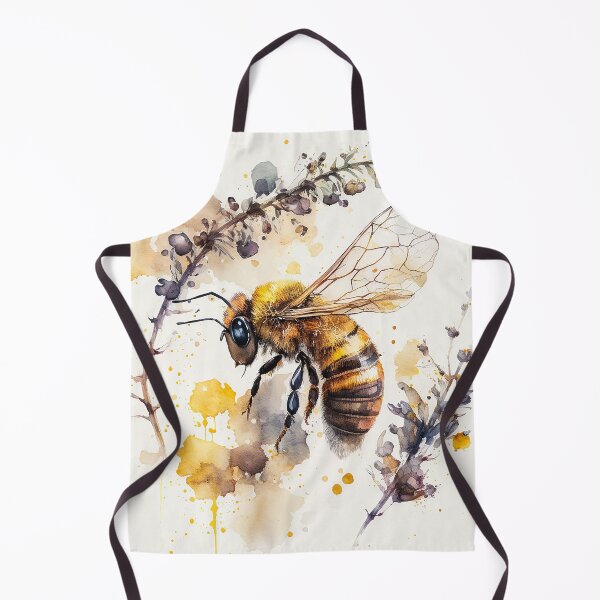 Artikelvorschau, honey bee watercolor entworfen und verkauft von shokA Design.