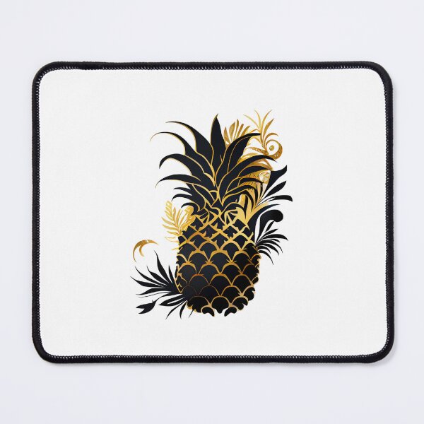 Item preview, Gold and Black Tribal Pineapple designed and sold by ShadowAndSlate.
