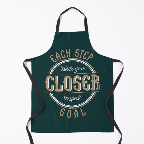 Item preview, "Each step takes you closer to your goal", motivational quote designed and sold by DastagirArts.