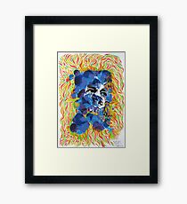 traffic lights turn blue tomorrow Framed Print