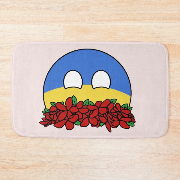 Item preview, countryballs ukraine play flowers designed and sold by EveryCuteThings.