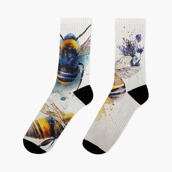 Artikelvorschau, honey bees watercolor entworfen und verkauft von shokA Design.