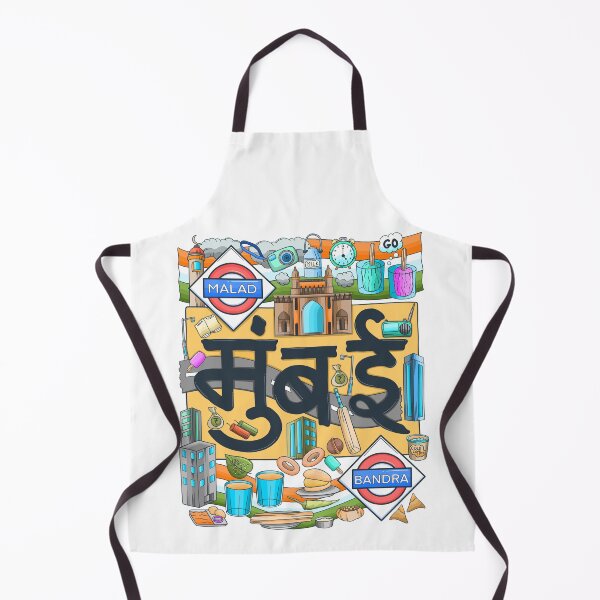 Item preview, Mumbai City Hindi Color Doodle designed and sold by NomadicQuest.