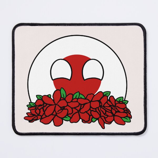 Item preview, countryballs japan play flowers designed and sold by EveryCuteThings.