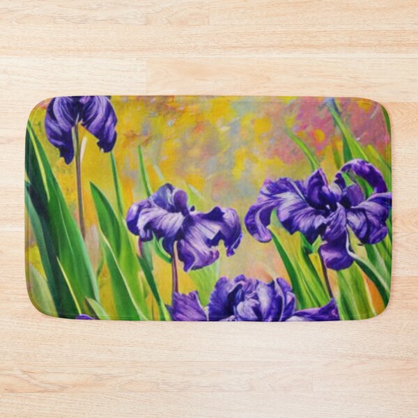 Item preview,   Irises Painting - Visual Art Form Art Print designed and sold by HOMEDESIGNPRINT.