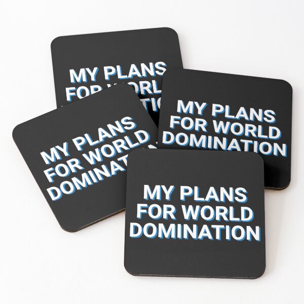 Item preview, My Plans For World Domination Planner designed and sold by Sour Soul.
