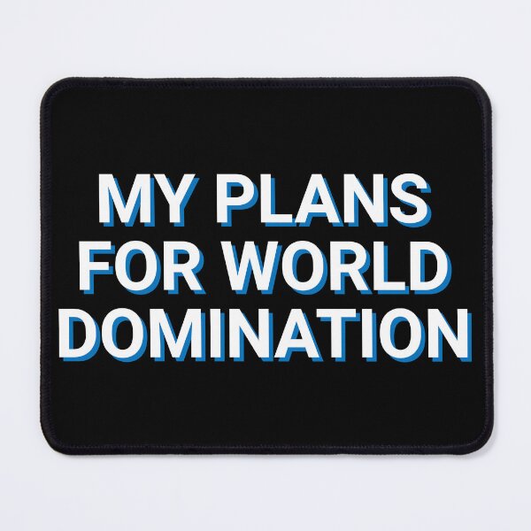 Item preview, My Plans For World Domination Planner designed and sold by Sour Soul.
