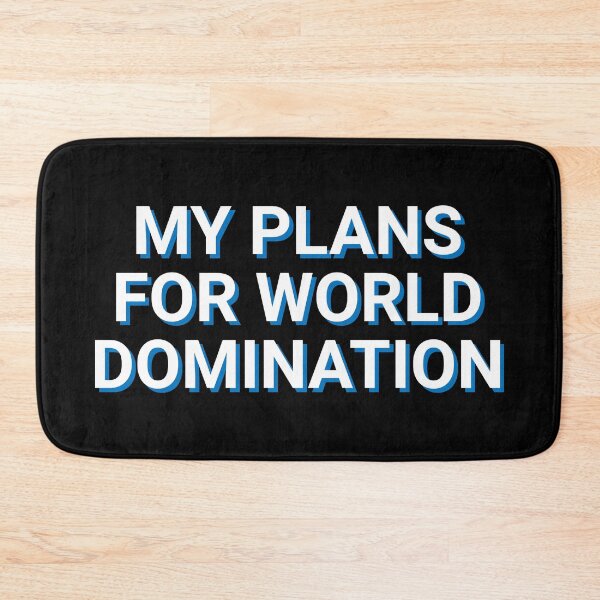 Item preview, My Plans For World Domination Planner designed and sold by Sour Soul.