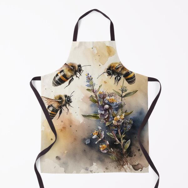 Artikelvorschau, honey bees watercolor entworfen und verkauft von shokA Design.
