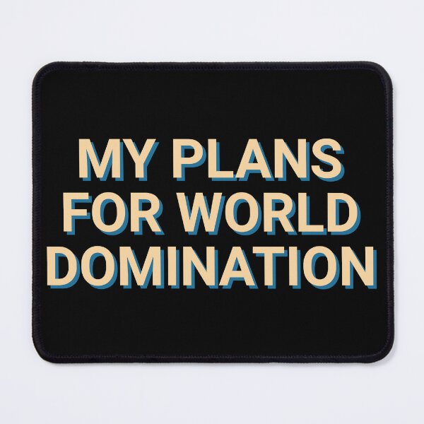 Item preview, My Plans For World Domination Journaling designed and sold by Sour Soul.