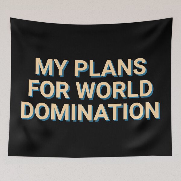 Item preview, My Plans For World Domination Journaling designed and sold by Sour Soul.