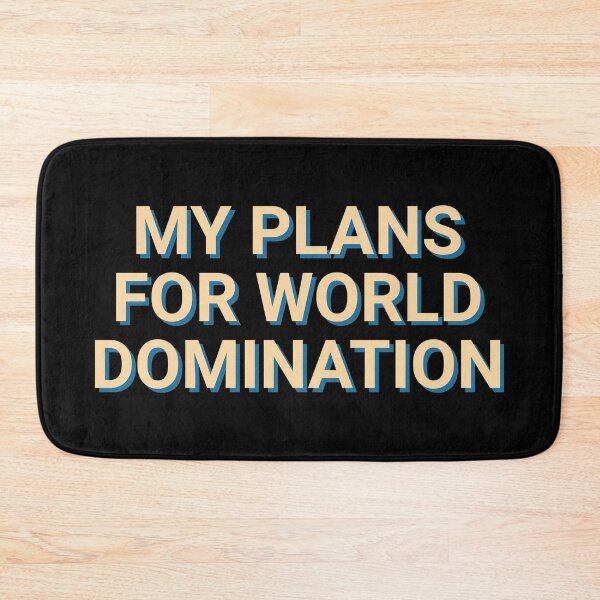Item preview, My Plans For World Domination Journaling designed and sold by Sour Soul.